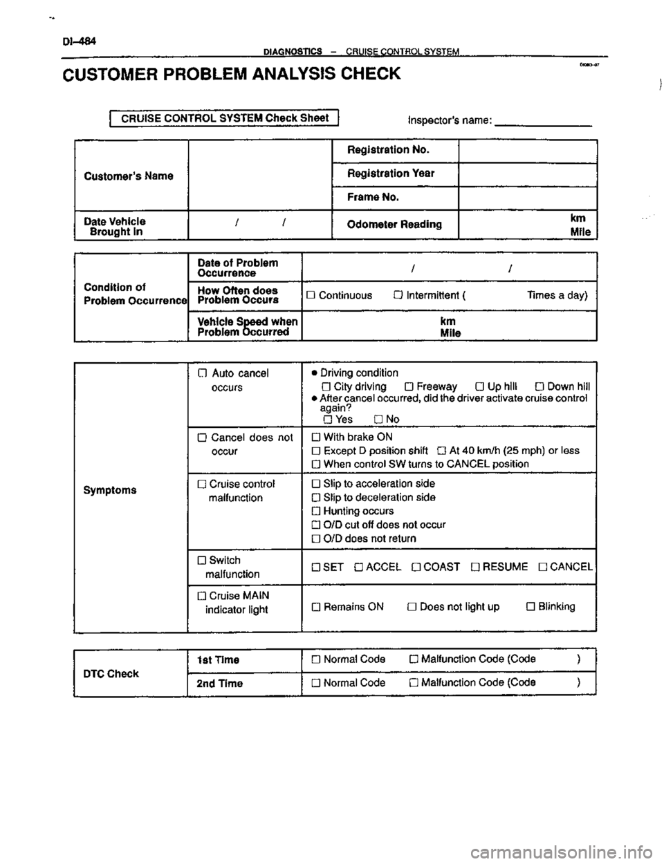 TOYOTA CELICA 1999  Service Repair Manual 