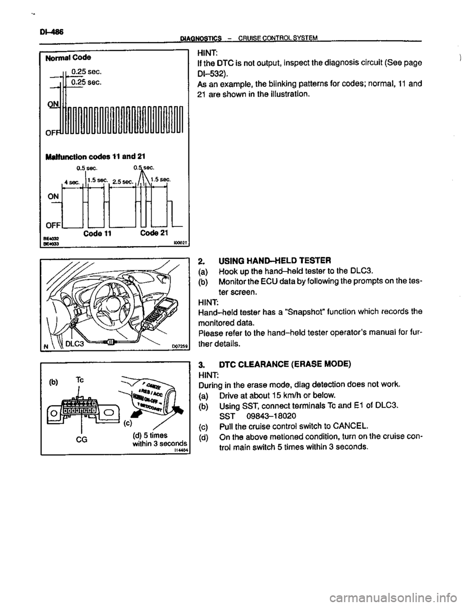 TOYOTA CELICA 1999  Service Repair Manual 