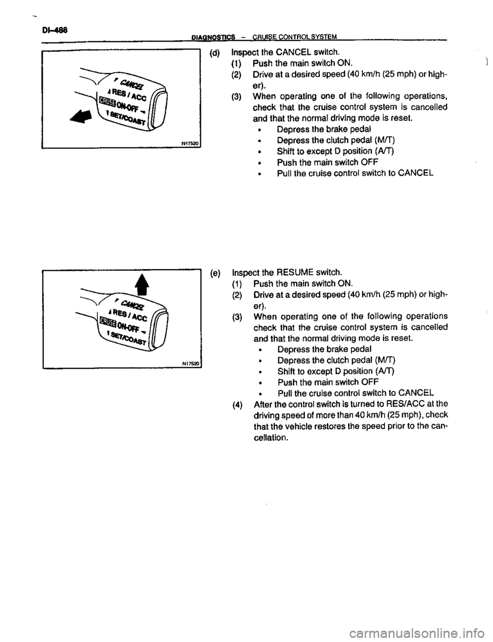 TOYOTA CELICA 1999  Service Repair Manual 