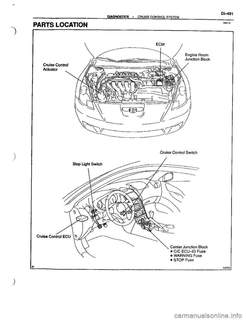 TOYOTA CELICA 1999  Service Repair Manual 