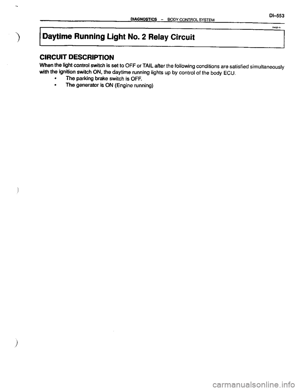 TOYOTA CELICA 1999  Service Repair Manual 