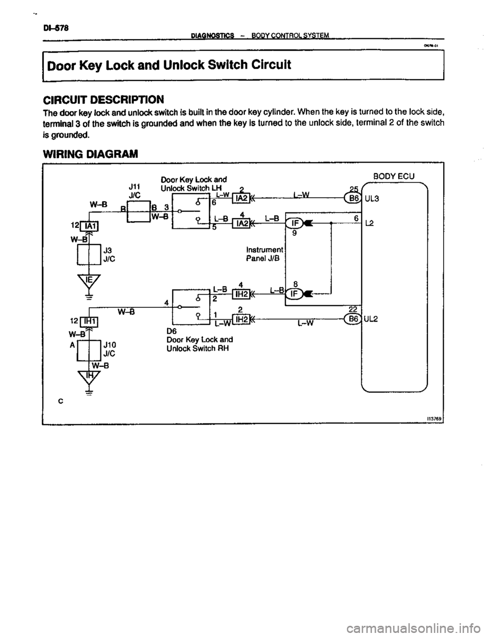 TOYOTA CELICA 1999  Service Repair Manual 