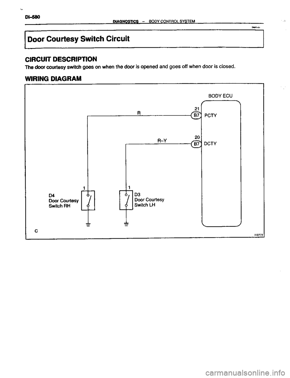TOYOTA CELICA 1999  Service Repair Manual 