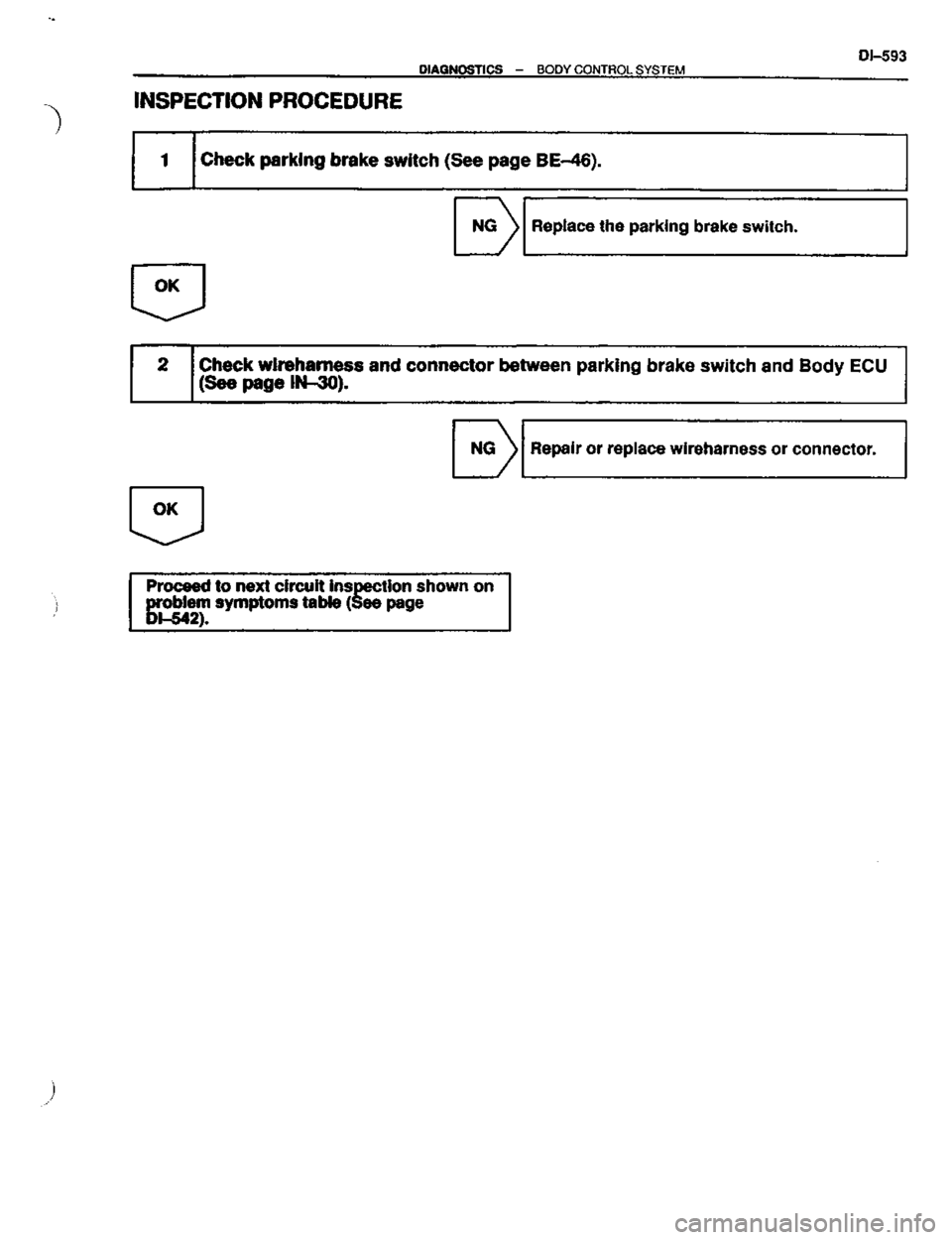 TOYOTA CELICA 1999  Service Repair Manual 