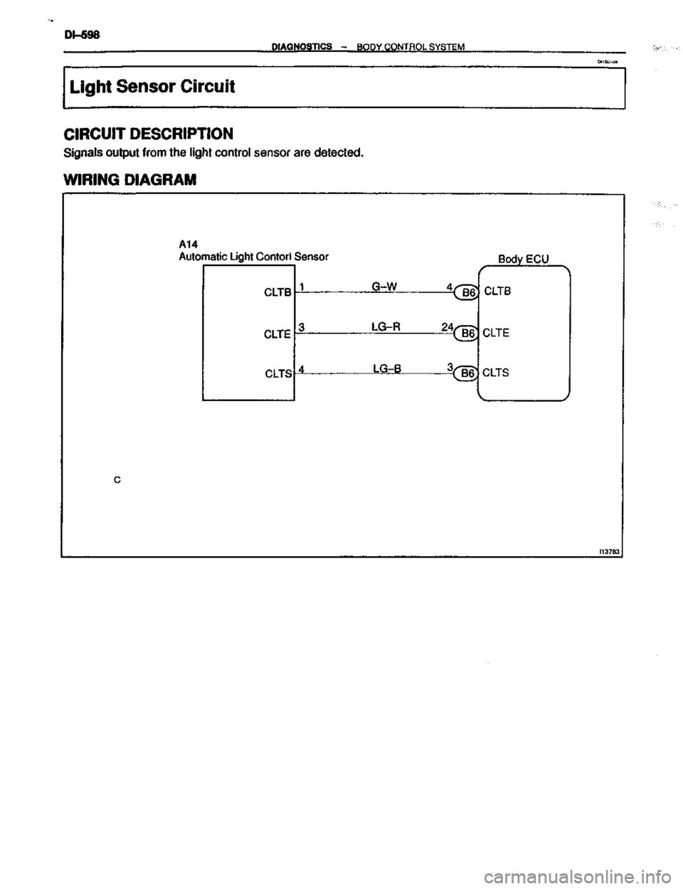 TOYOTA CELICA 1999  Service Repair Manual 