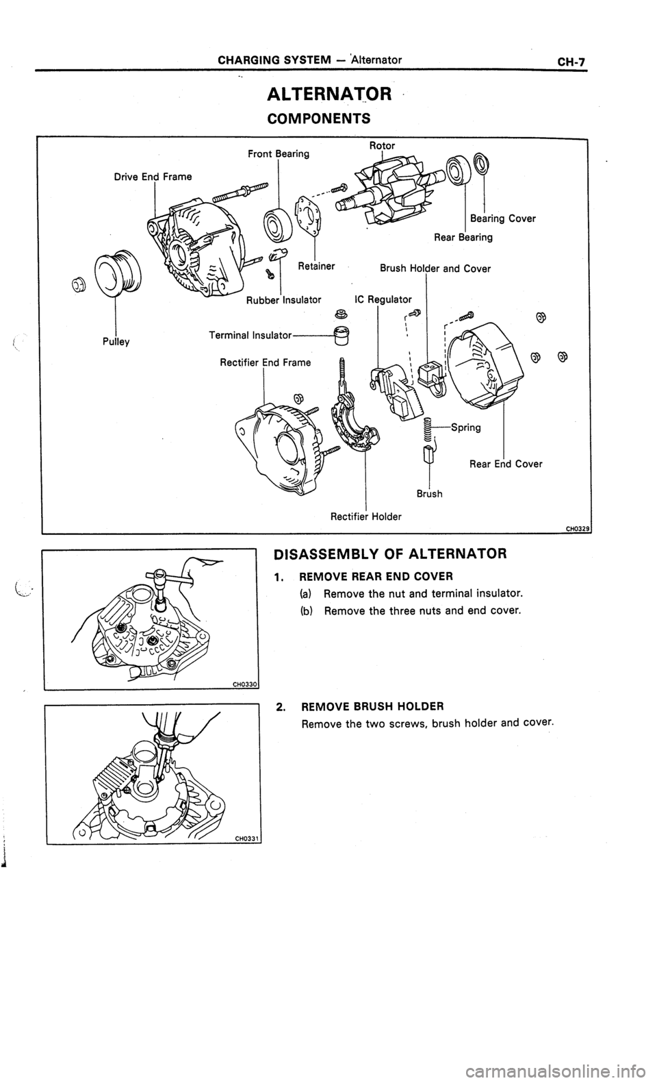 TOYOTA CELICA 1987  Service Repair Manual 