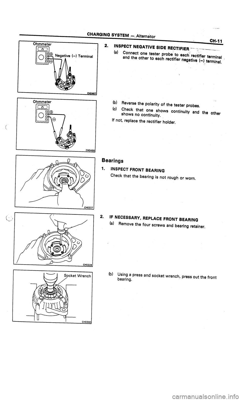 TOYOTA CELICA 1987  Service Repair Manual 