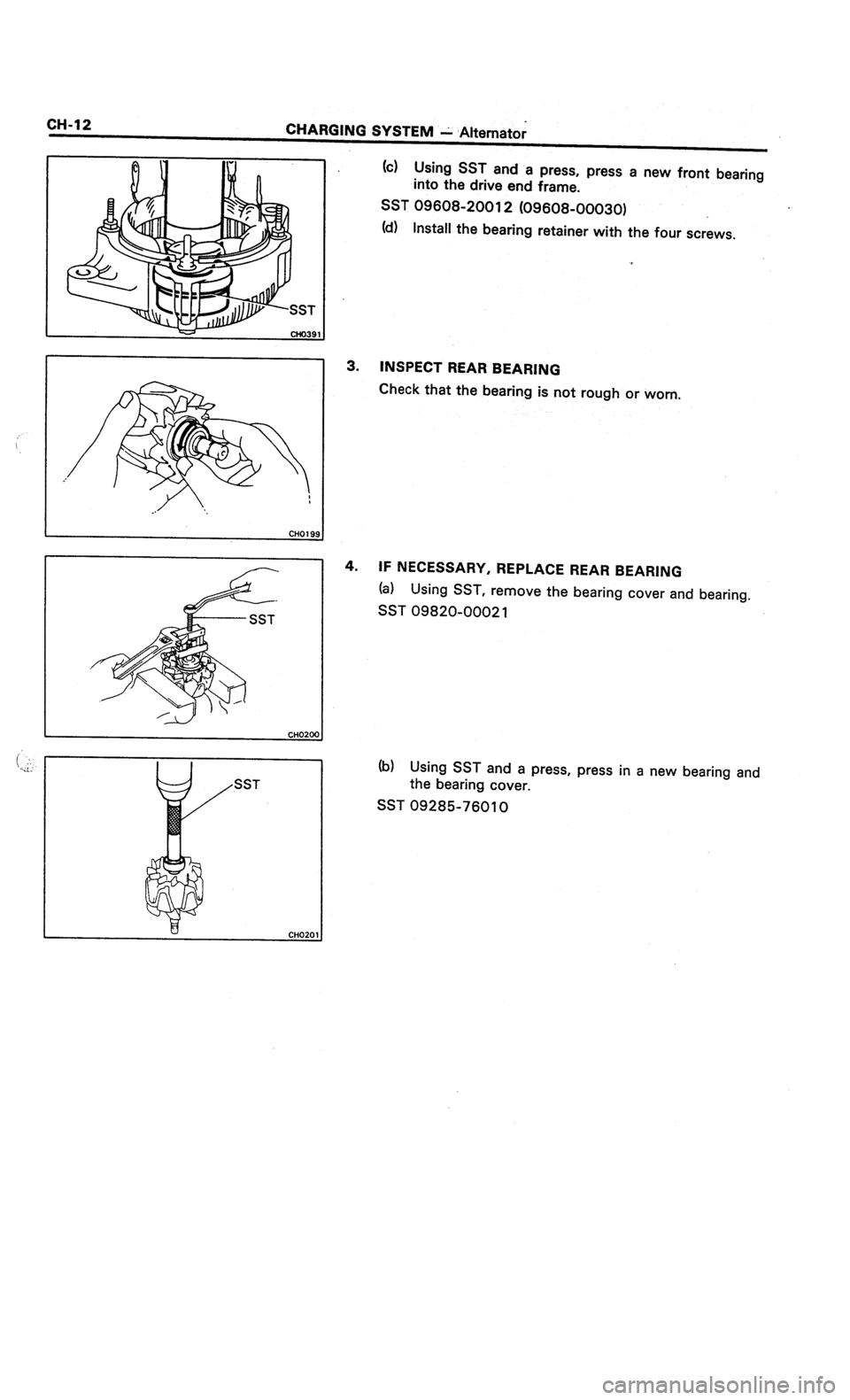 TOYOTA CELICA 1987  Service Repair Manual 