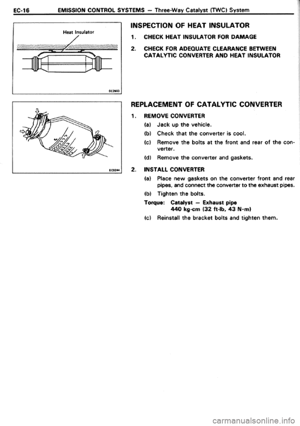 TOYOTA CELICA 1986  Service Repair Manual 