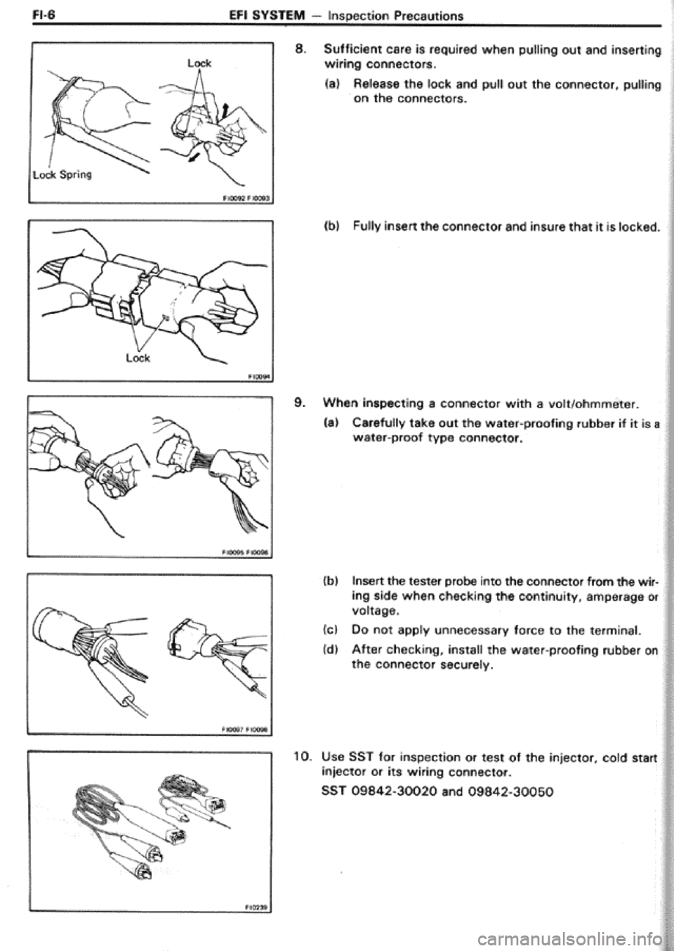 TOYOTA CELICA 1986  Service Repair Manual 