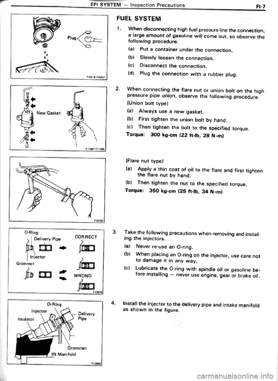 TOYOTA CELICA 1986  Service Repair Manual 
