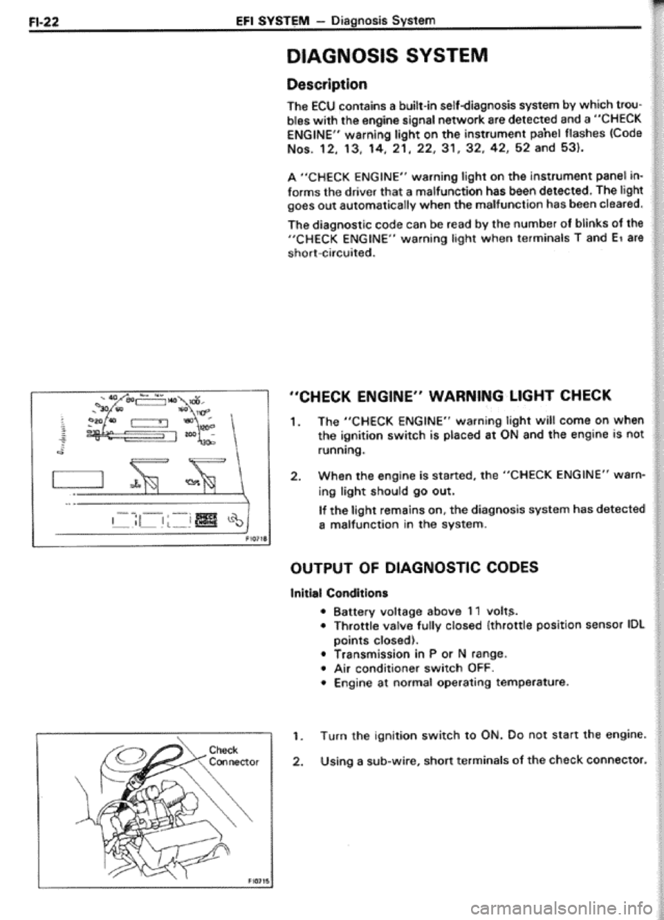 TOYOTA CELICA 1986  Service Repair Manual 