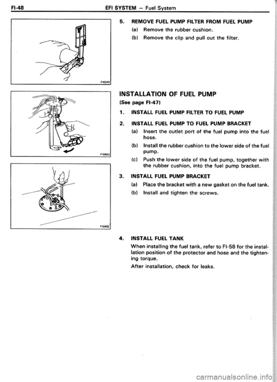 TOYOTA CELICA 1986  Service Repair Manual 
