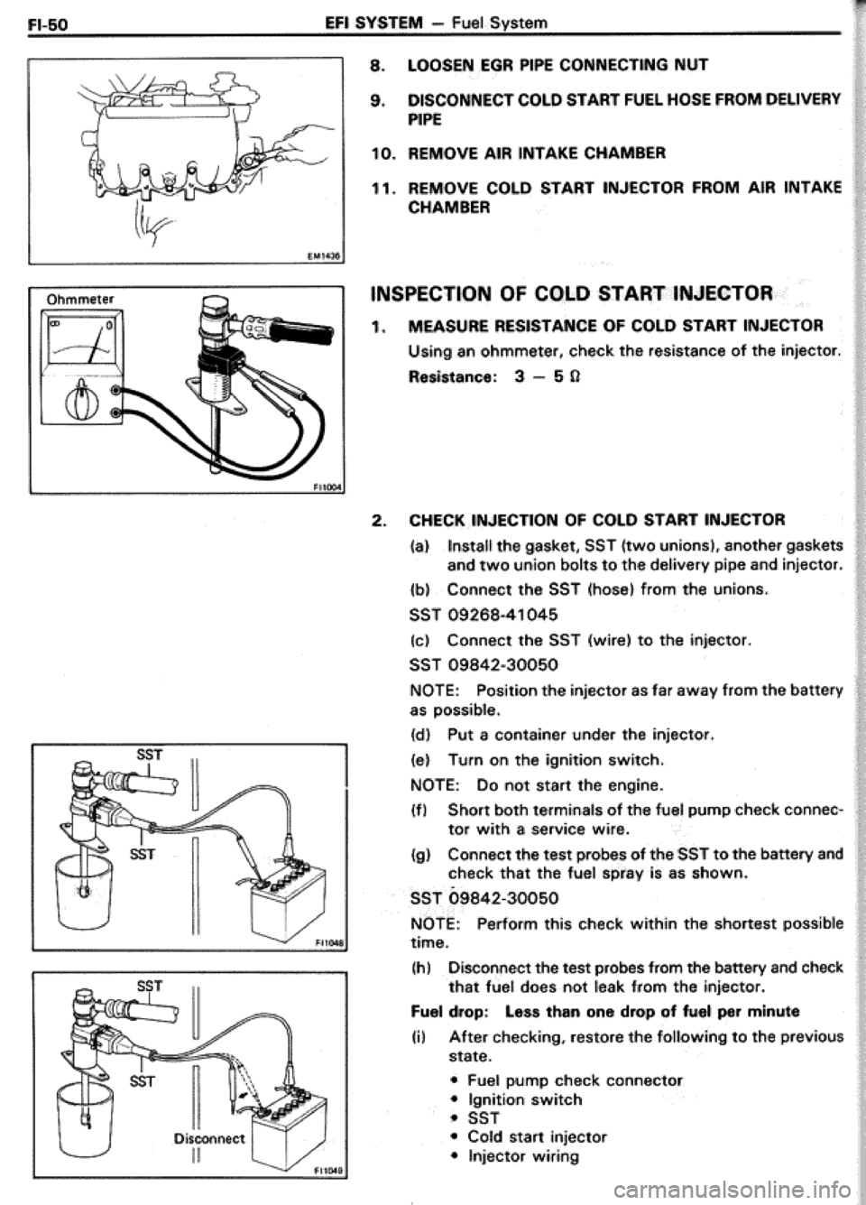 TOYOTA CELICA 1986  Service Repair Manual 