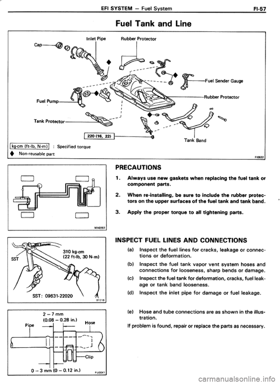 TOYOTA CELICA 1986  Service Repair Manual 