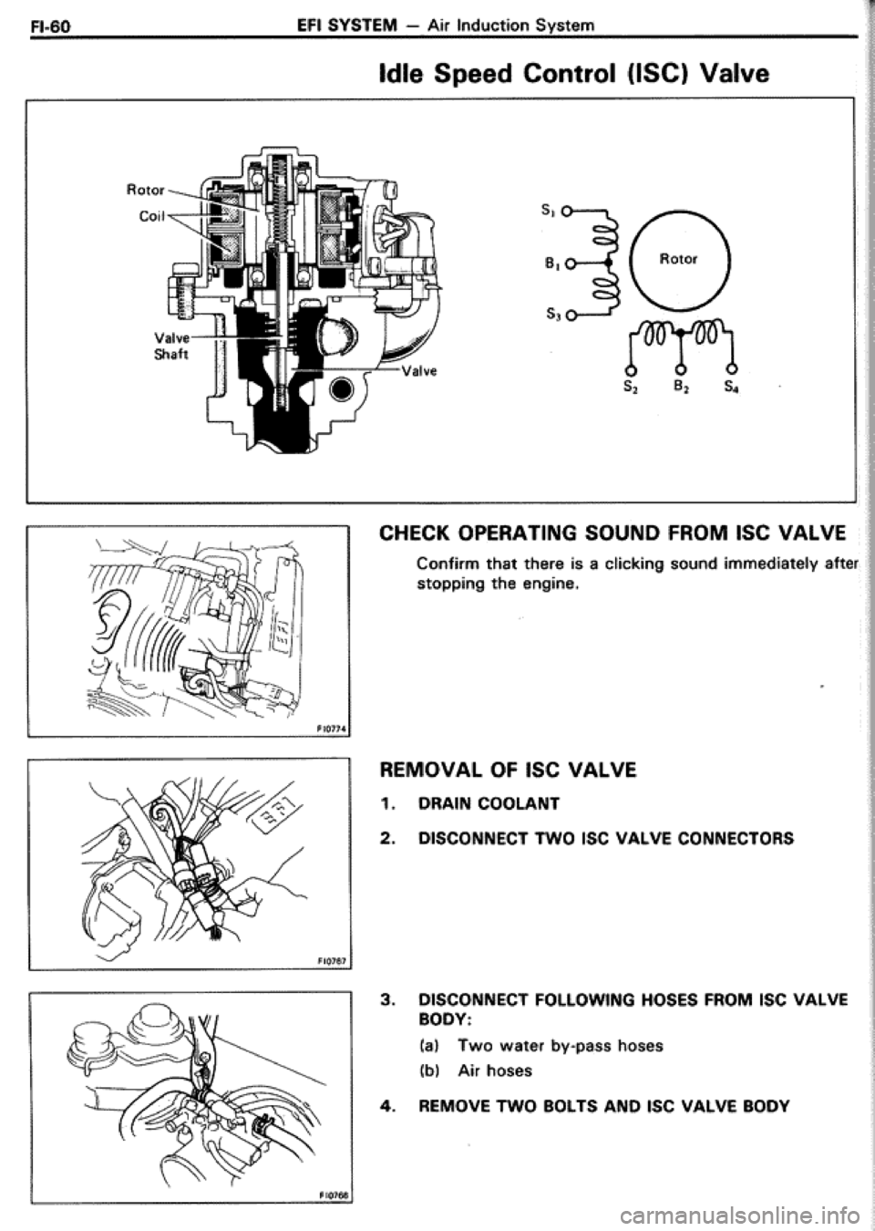 TOYOTA CELICA 1986  Service Repair Manual 