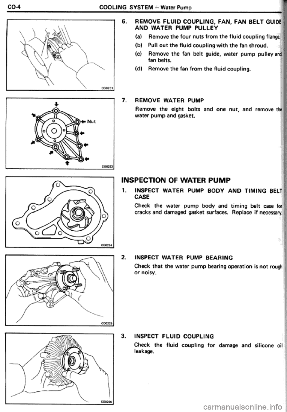 TOYOTA CELICA 1986  Service Repair Manual 