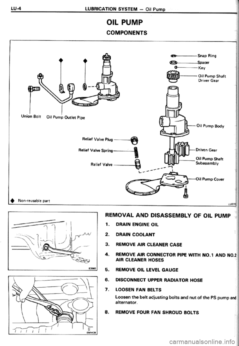 TOYOTA CELICA 1986  Service Repair Manual 