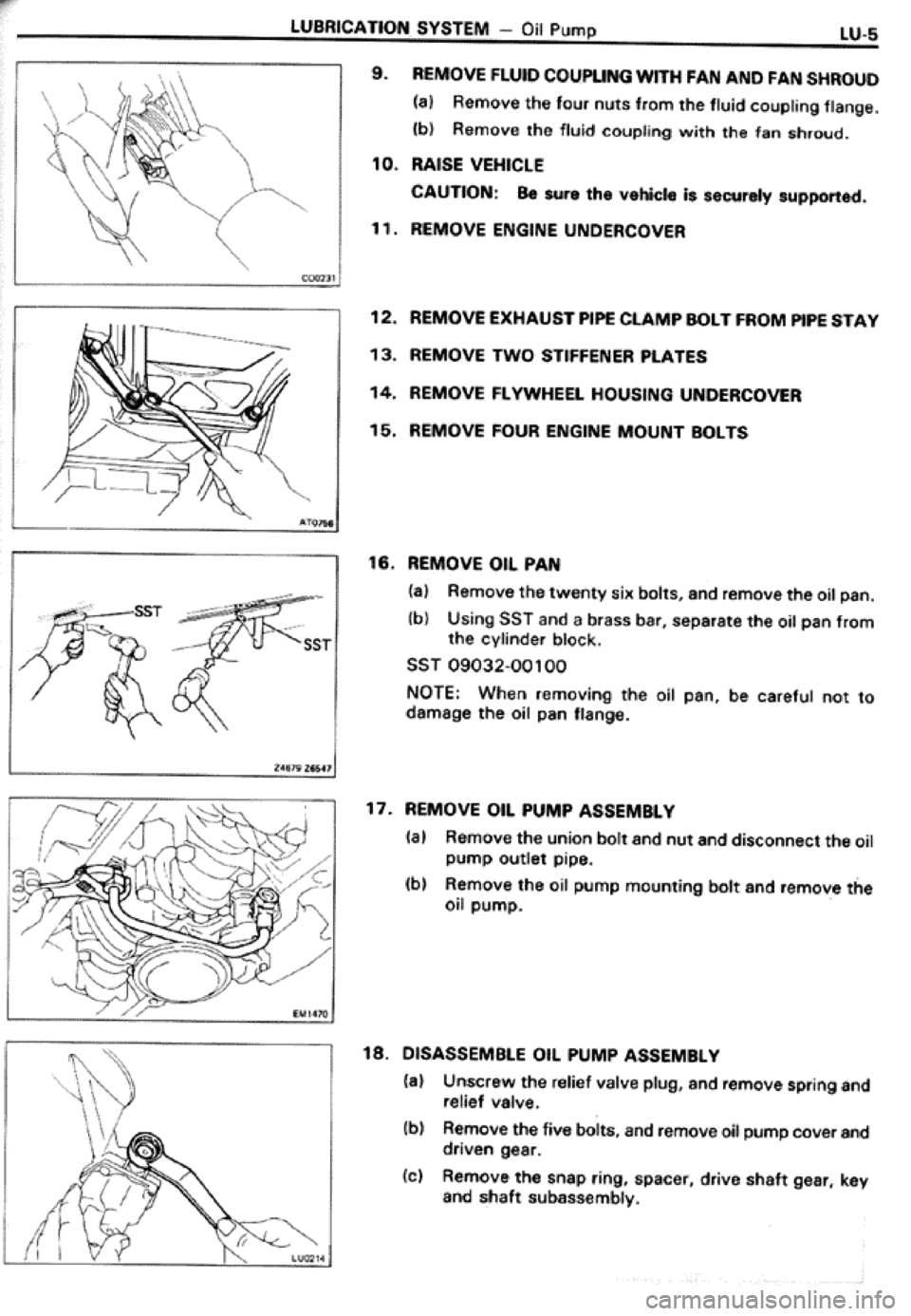 TOYOTA CELICA 1986  Service Repair Manual 