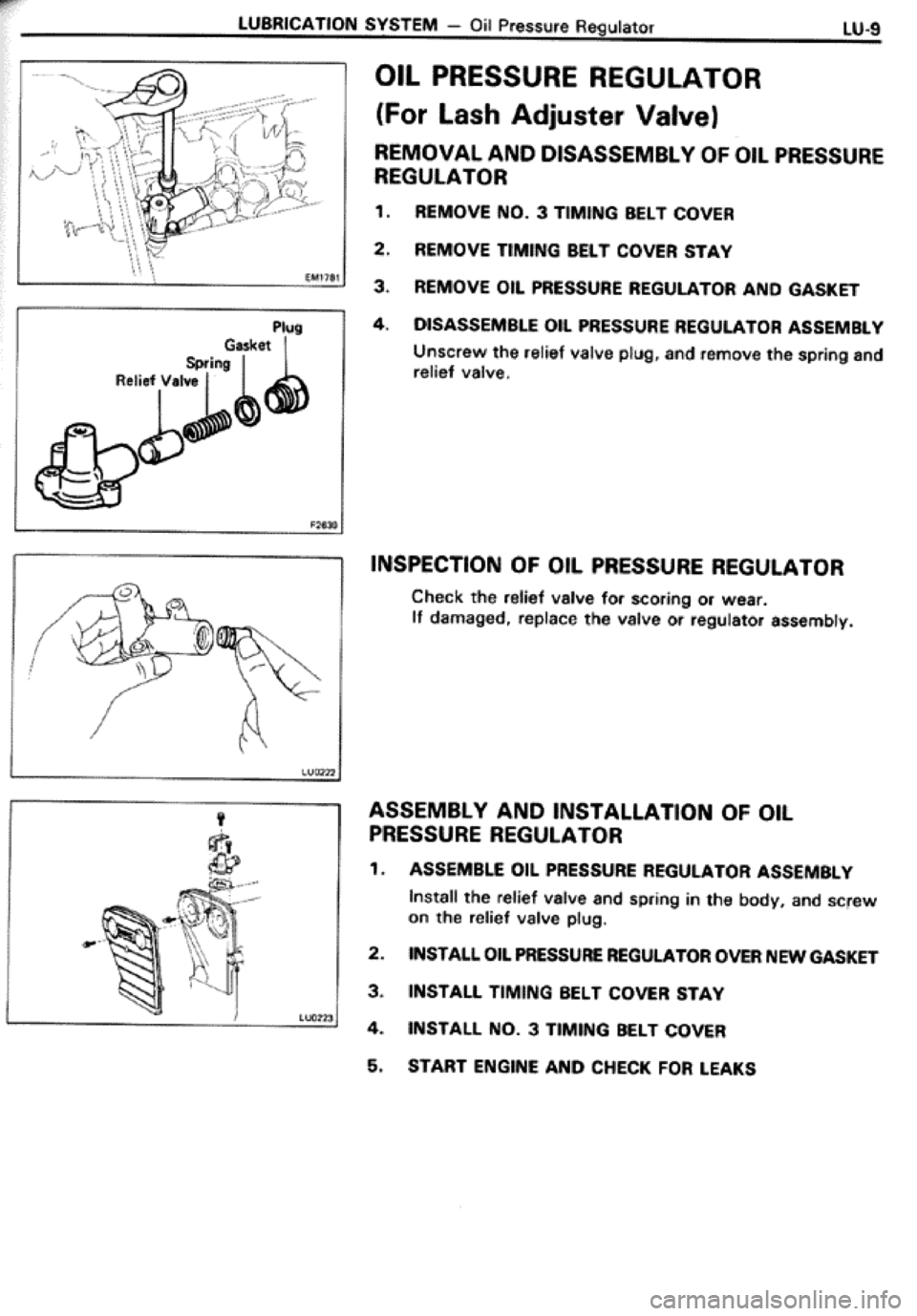 TOYOTA CELICA 1986  Service Repair Manual 