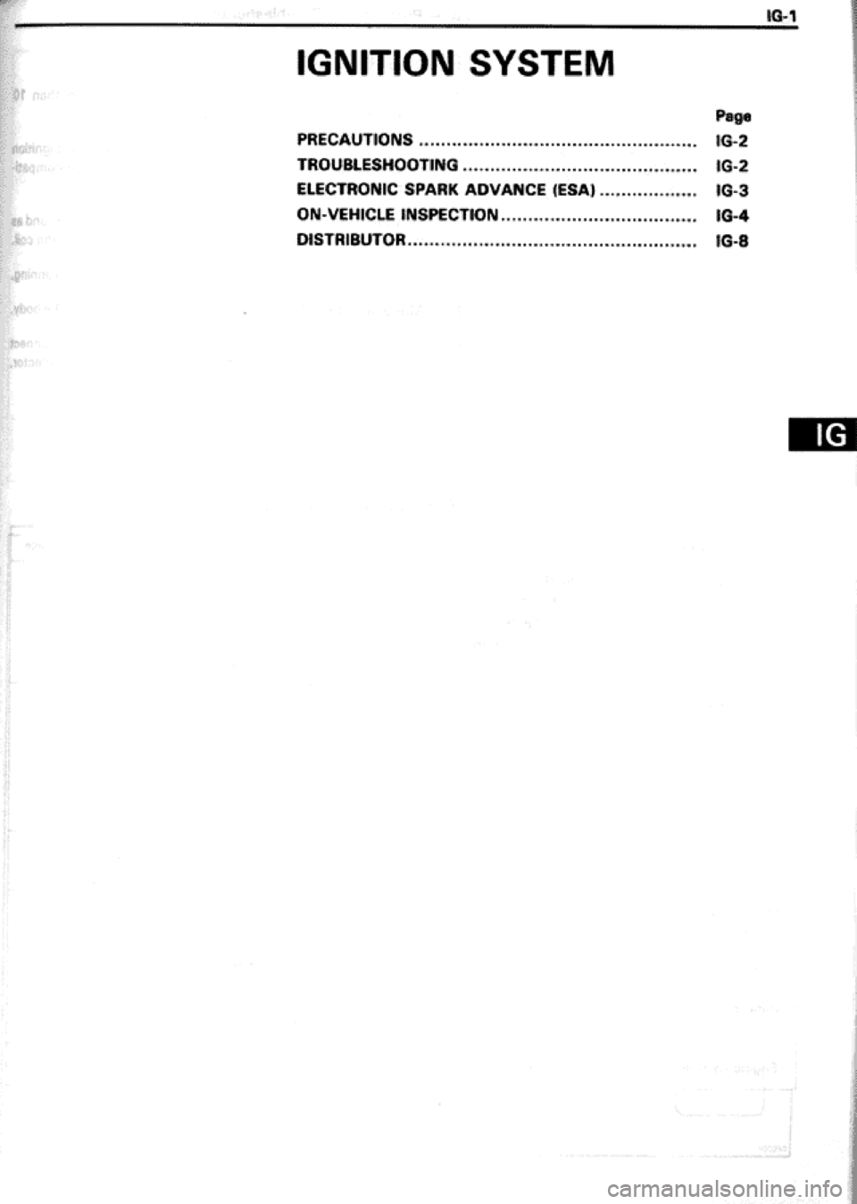 TOYOTA CELICA 1986  Service Repair Manual 