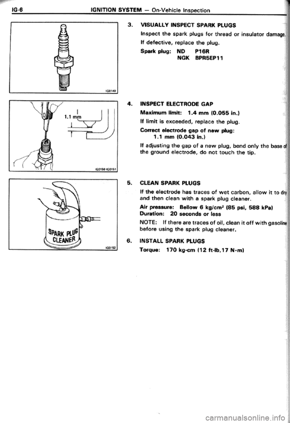 TOYOTA CELICA 1986  Service Repair Manual 