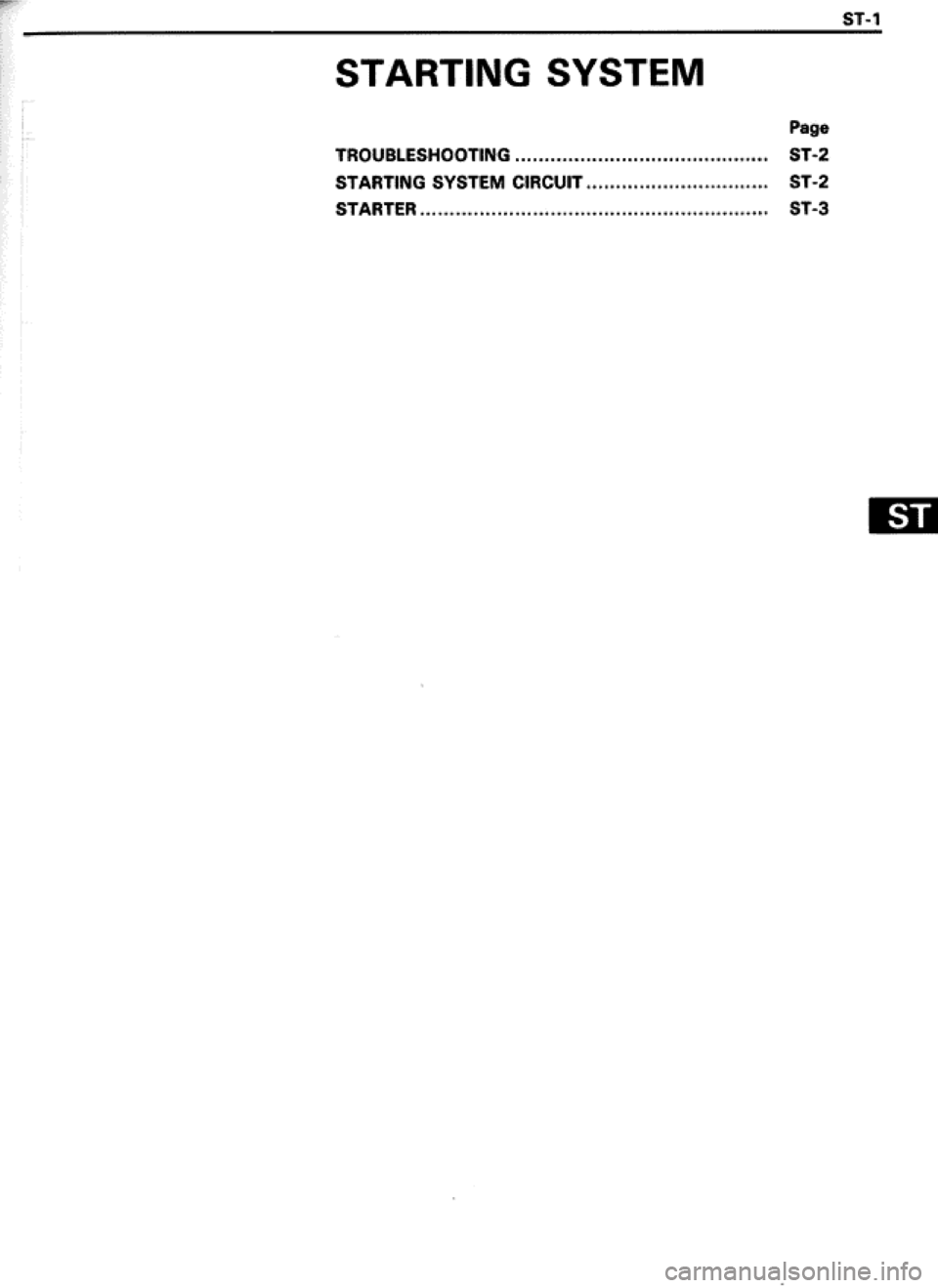 TOYOTA CELICA 1986  Service Repair Manual 