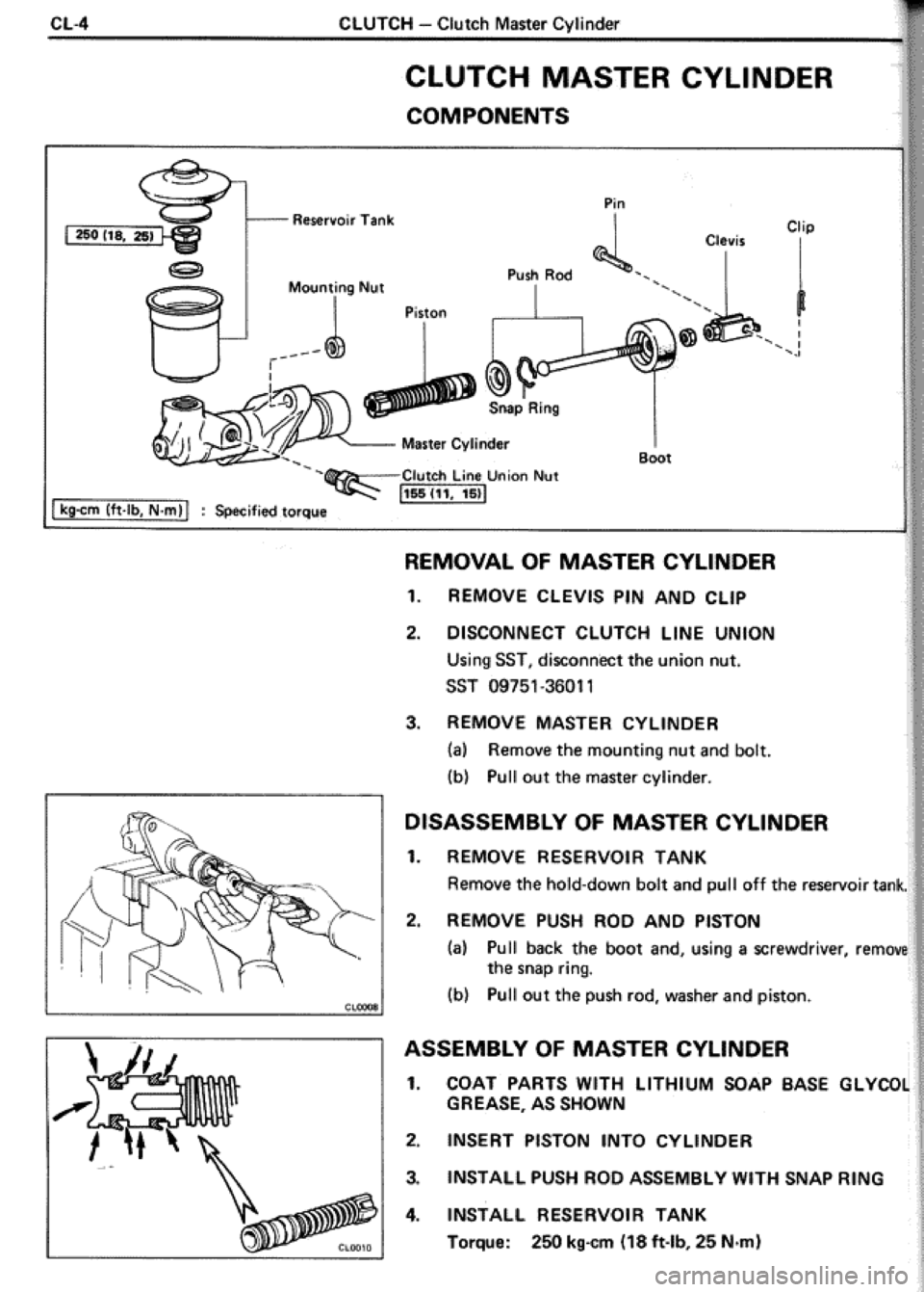 TOYOTA CELICA 1986  Service Repair Manual 