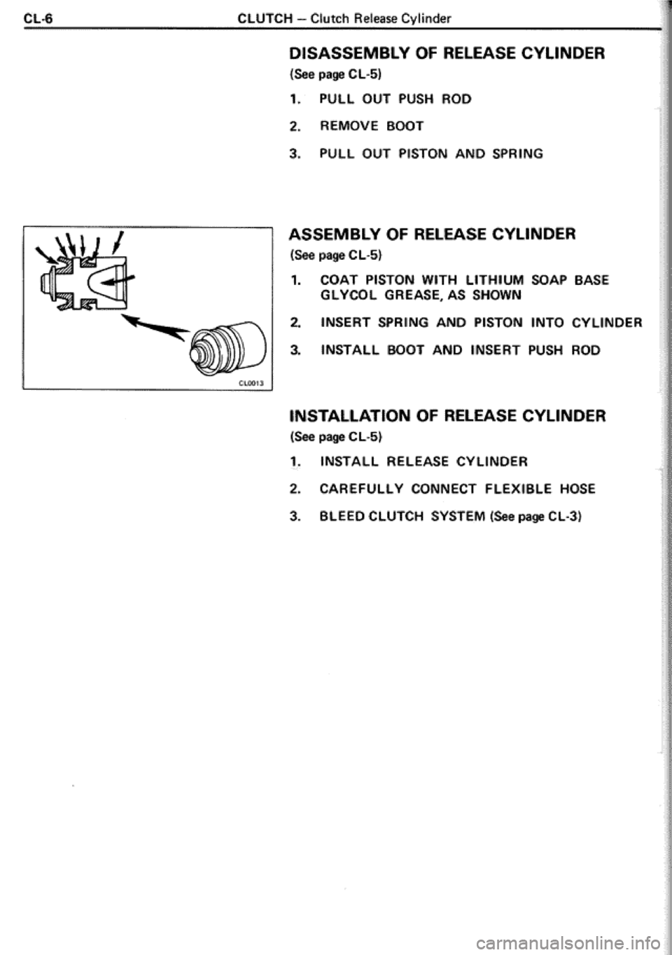 TOYOTA CELICA 1986  Service Repair Manual 