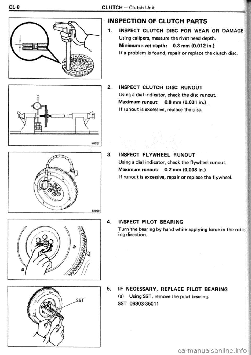 TOYOTA CELICA 1986  Service Repair Manual 