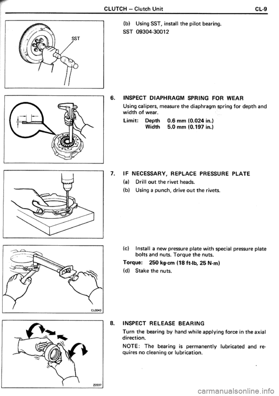 TOYOTA CELICA 1986  Service Repair Manual 