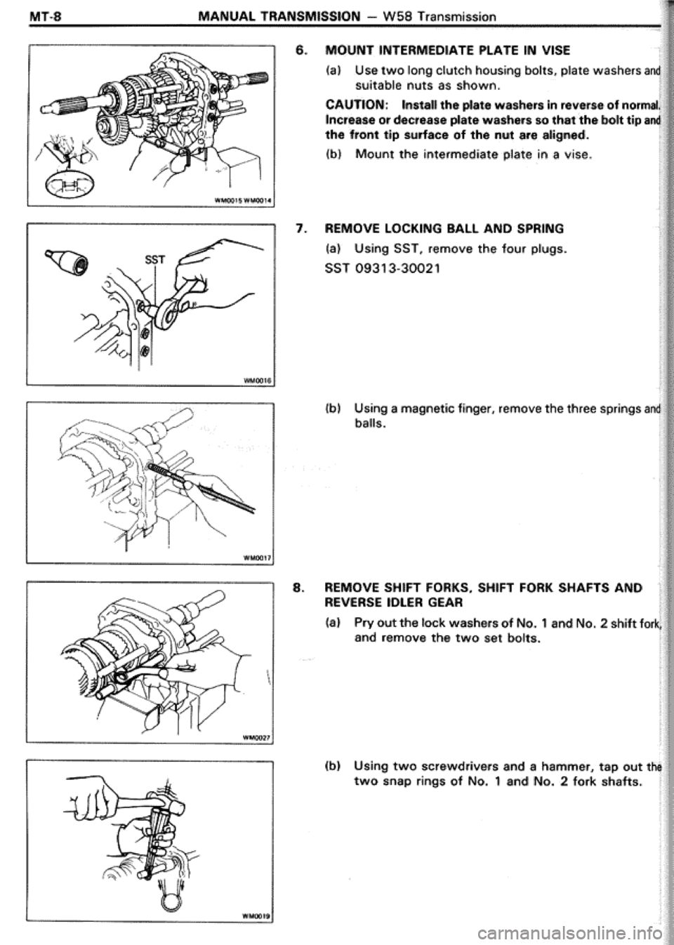 TOYOTA CELICA 1986  Service Repair Manual 