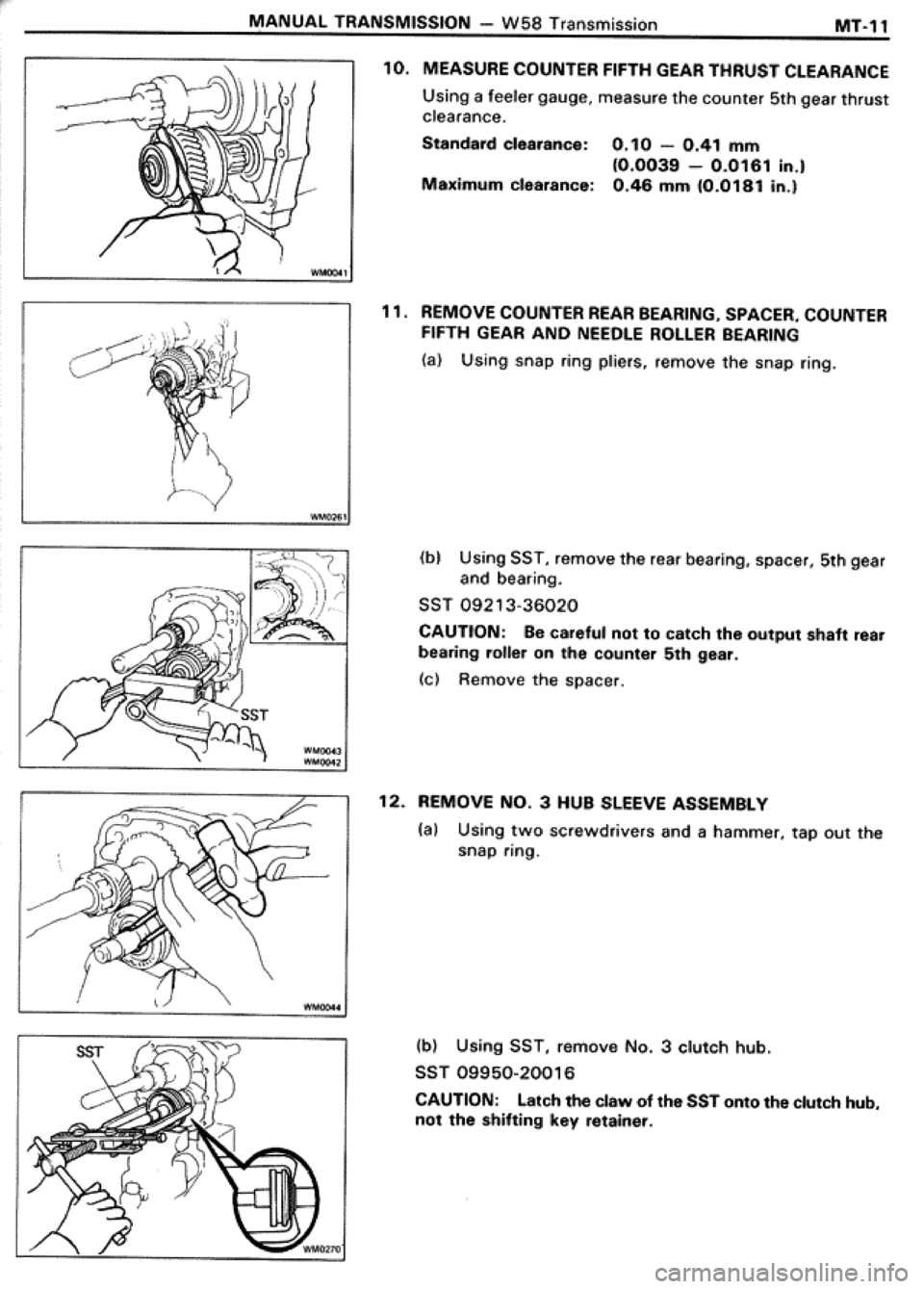 TOYOTA CELICA 1986  Service Repair Manual 