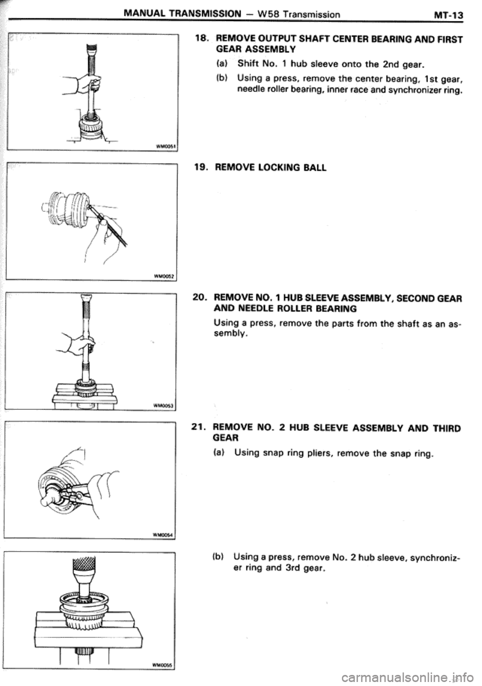 TOYOTA CELICA 1986  Service Repair Manual 