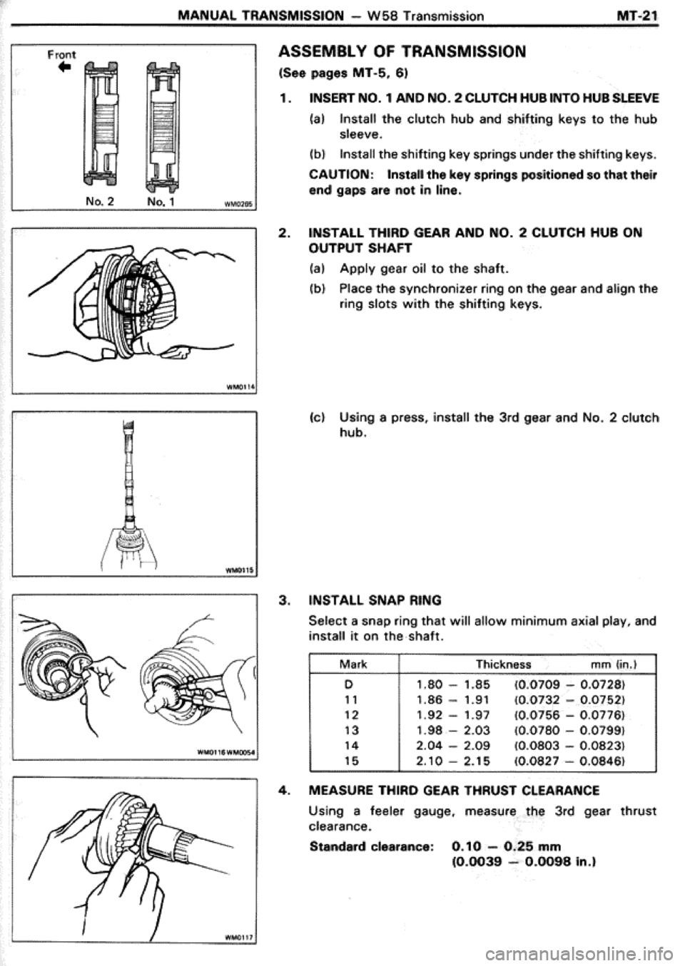 TOYOTA CELICA 1986  Service Repair Manual 