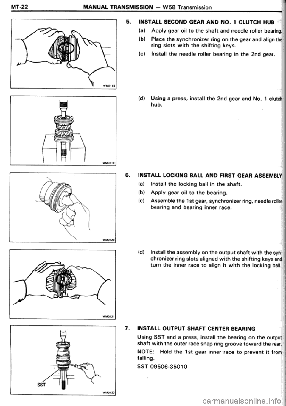 TOYOTA CELICA 1986  Service Repair Manual 