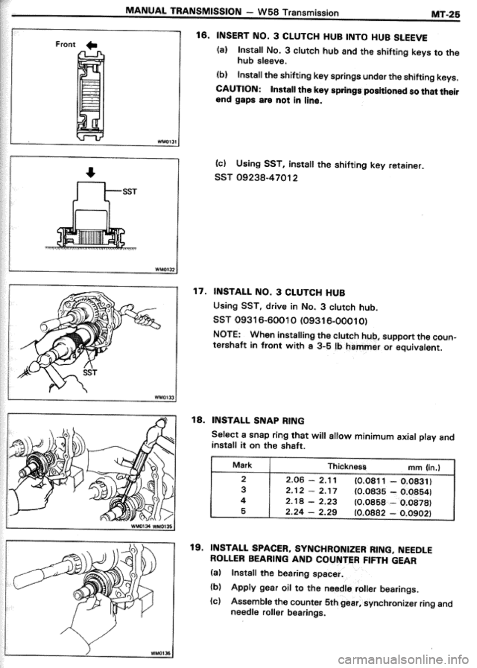 TOYOTA CELICA 1986  Service Repair Manual 