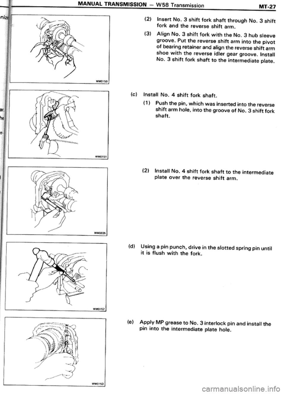 TOYOTA CELICA 1986  Service Repair Manual 