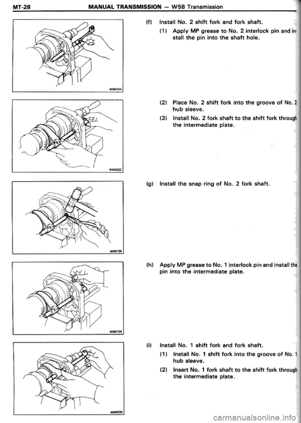 TOYOTA CELICA 1986  Service Repair Manual 