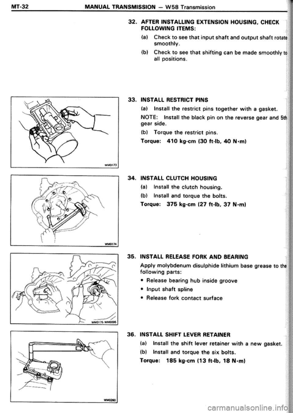 TOYOTA CELICA 1986  Service Repair Manual 