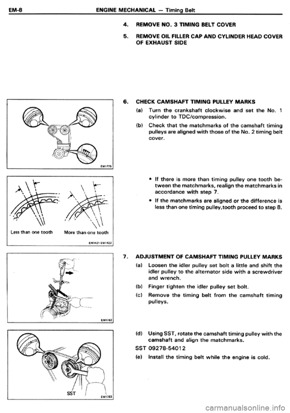 TOYOTA CELICA 1986  Service Repair Manual 