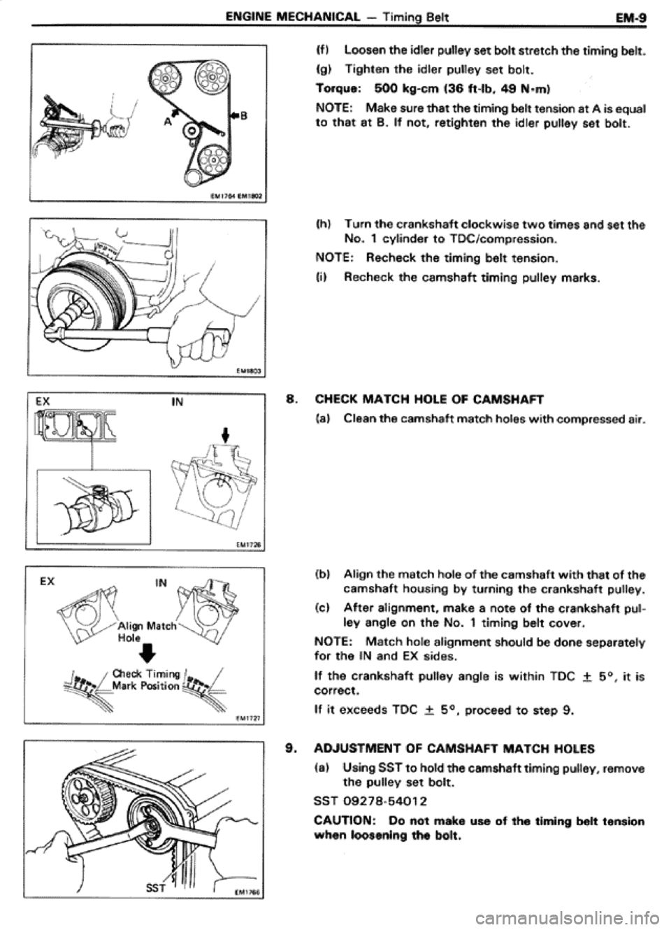 TOYOTA CELICA 1986  Service Repair Manual 