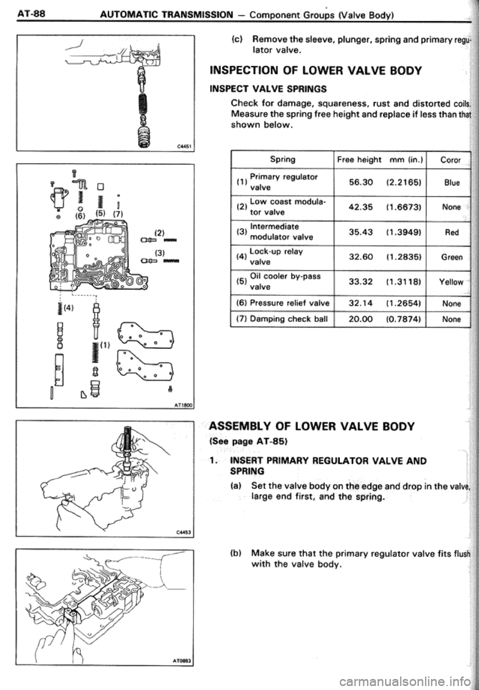 TOYOTA CELICA 1986  Service Repair Manual 