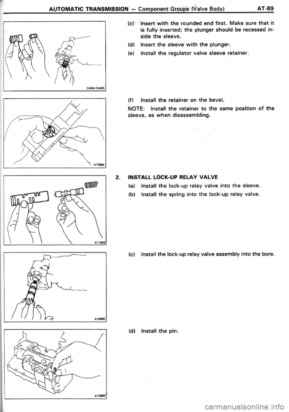 TOYOTA CELICA 1986  Service Repair Manual 