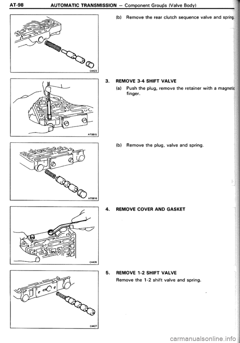 TOYOTA CELICA 1986  Service Repair Manual 
