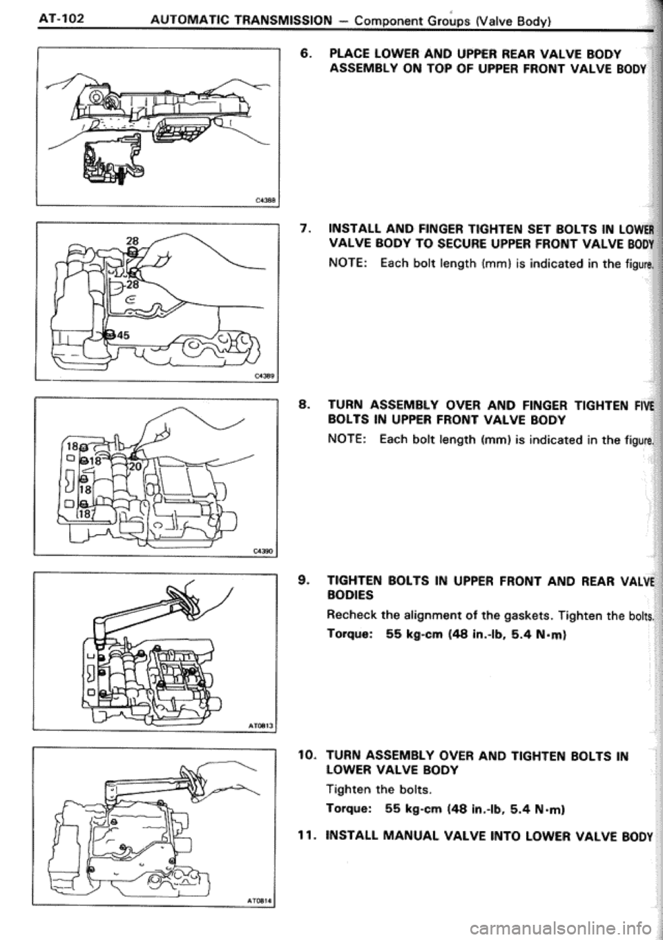 TOYOTA CELICA 1986  Service Repair Manual 