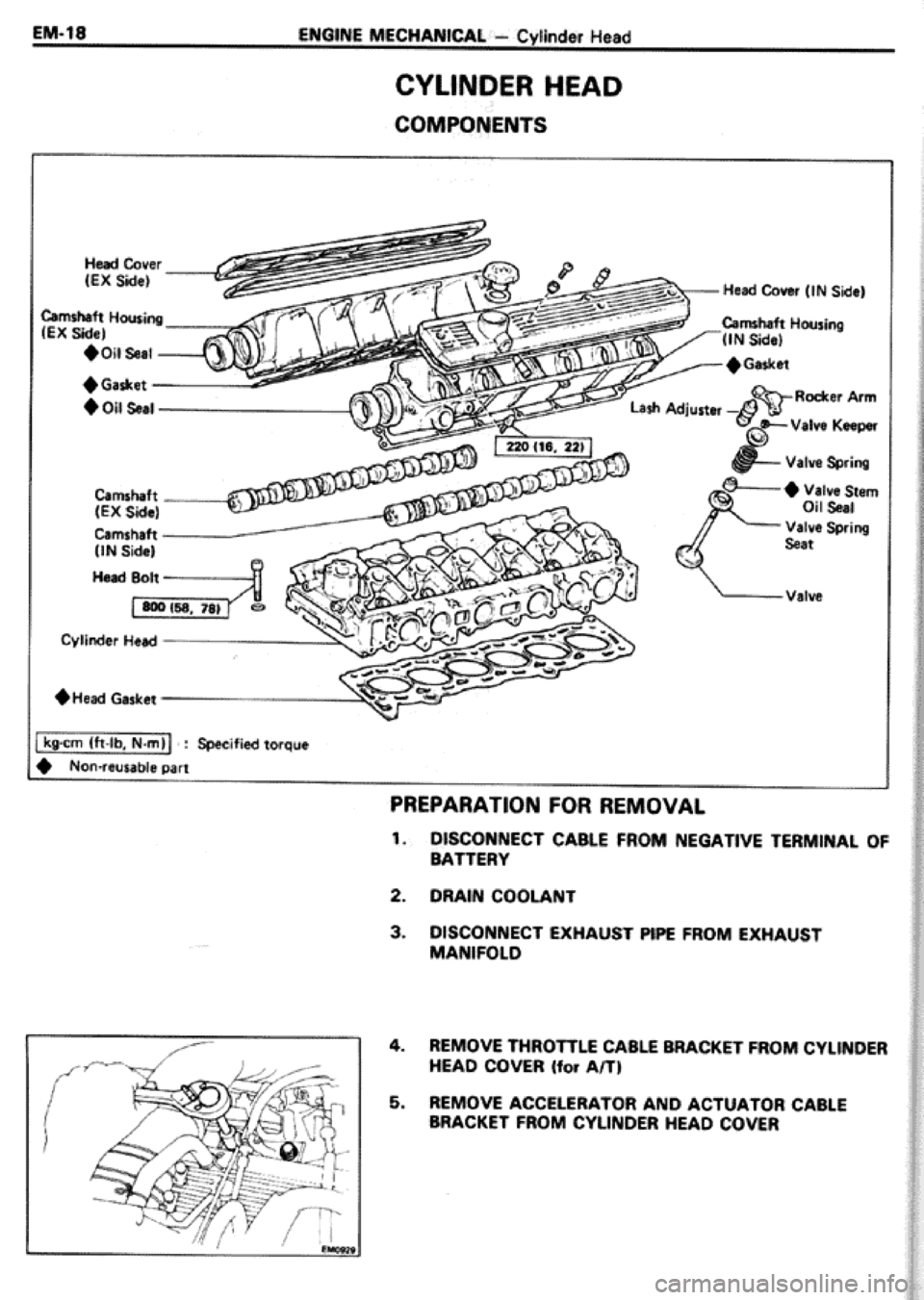 TOYOTA CELICA 1986  Service Repair Manual 