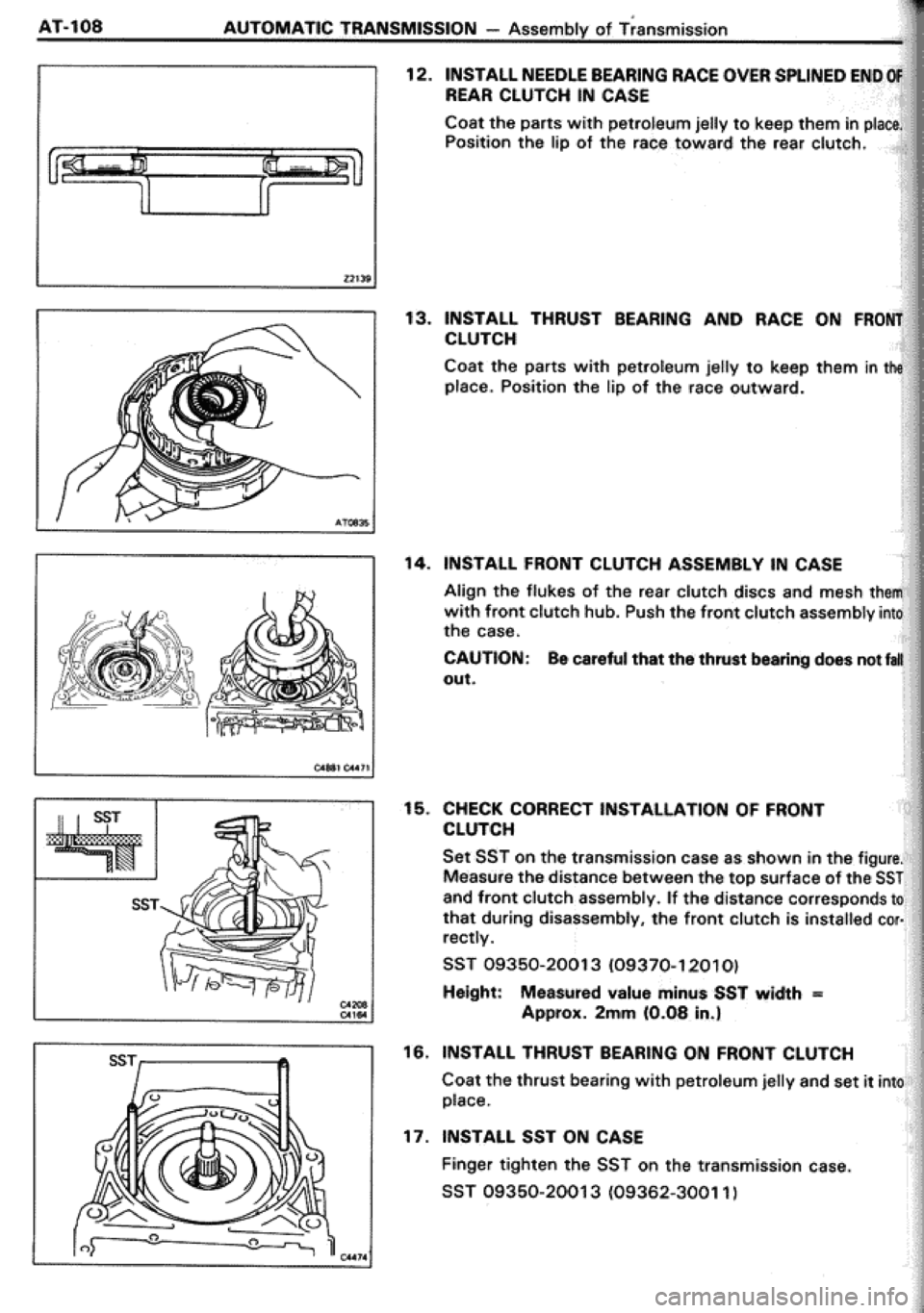 TOYOTA CELICA 1986  Service Repair Manual 
