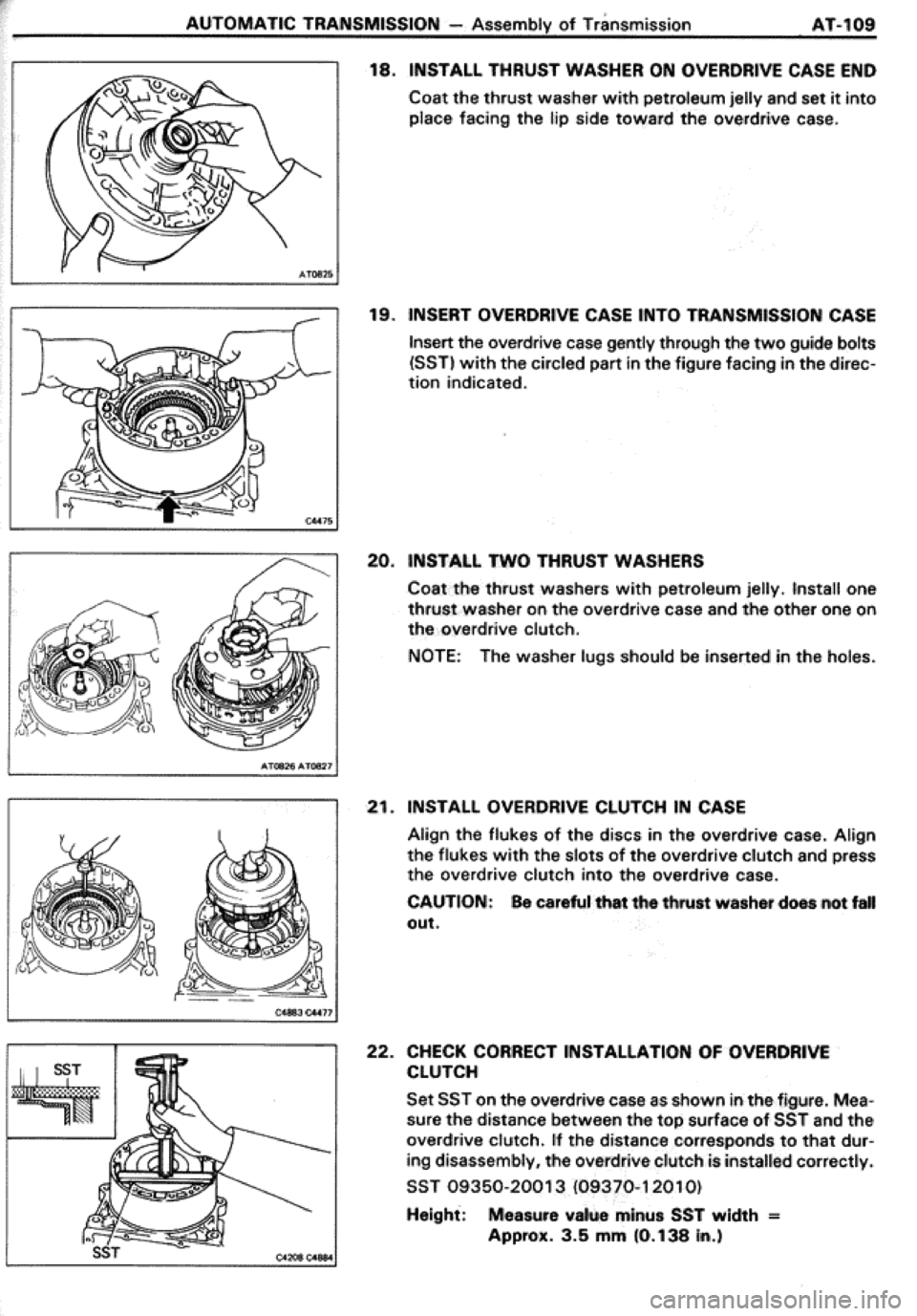 TOYOTA CELICA 1986  Service Repair Manual 