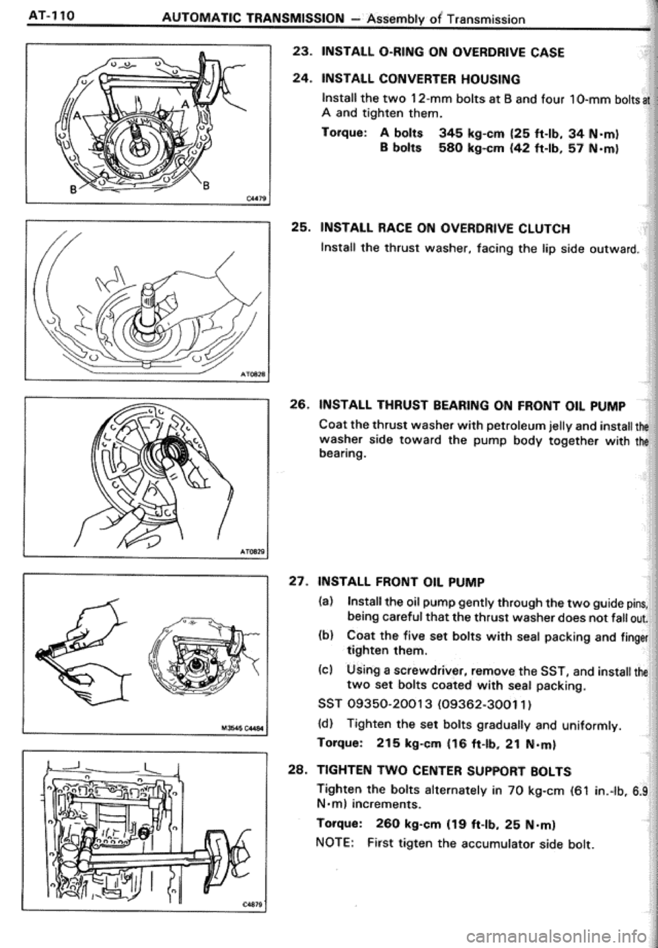 TOYOTA CELICA 1986  Service Repair Manual 